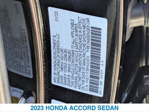 Certified 2023 Honda Accord EX image 26
