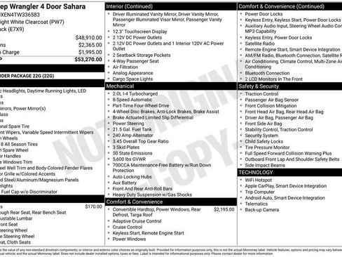 New 2026 Jeep Wrangler Unlimited Sahara AWD/4WD image 29