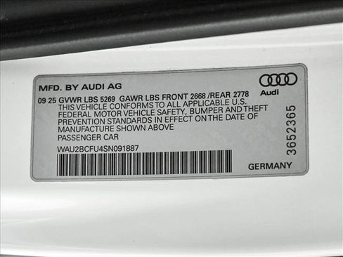 Certified 2025 Audi A5 2.0T Premium Plus w/ Premium Plus AWD/4WD image 26