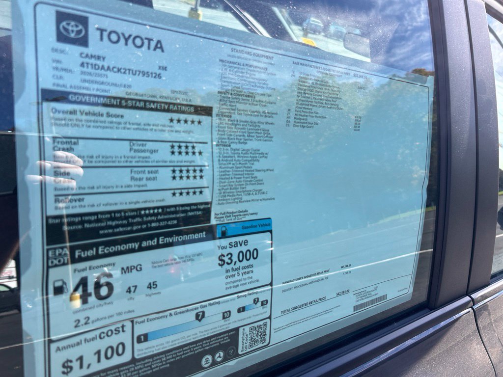 New 2026 Toyota Camry XSE w/ Premium Package FWD image 30