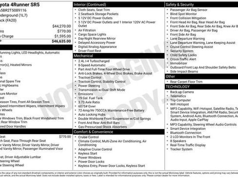 Certified 2026 Toyota 4Runner SR5 AWD/4WD image 33