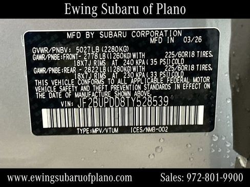 Used 2026 Subaru Outback Limited AWD/4WD image 35
