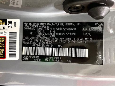 Used 2026 Toyota Sienna XSE AWD/4WD image 45