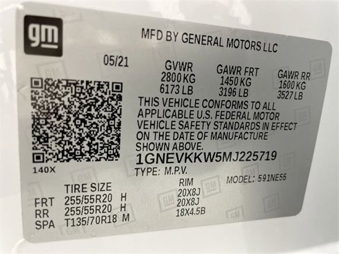 Certified 2021 Chevrolet Traverse Premier image 33