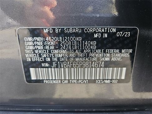 Used 2023 Subaru WRX Premium image 34