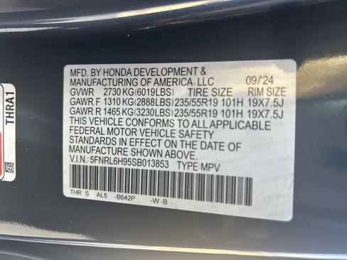 Certified 2025 Honda Odyssey Elite image 28