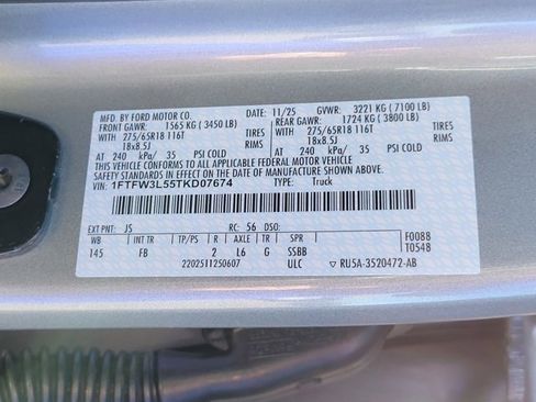 New 2026 Ford F150 XLT w/ Equipment Group 302A MID image 12