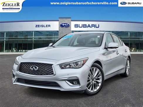 Used 2019 INFINITI Q50 Luxe w/ Essential Package (3.0T Luxe) image 1