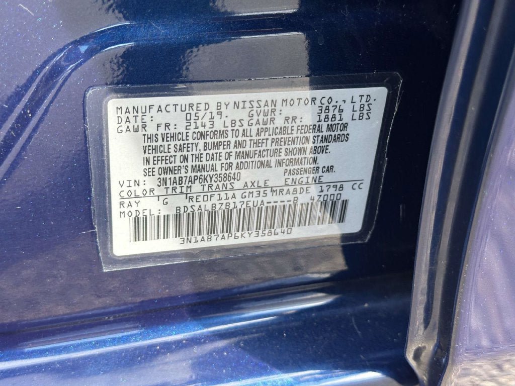 Used 2019 Nissan Sentra S FWD image 32