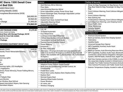 Used 2024 GMC Sierra 1500 Denali w/ Technology Package AWD/4WD image 6