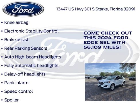 Certified 2024 Ford Edge SEL AWD/4WD image 23