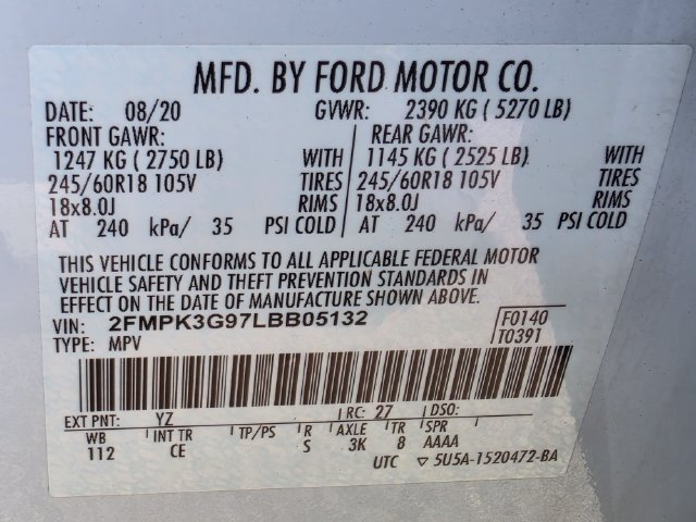 Used 2020 Ford Edge SE FWD image 8