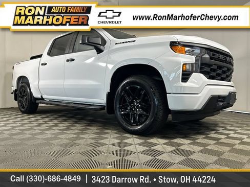 Used 2024 Chevrolet Silverado 1500 Custom w/ LPO, Dark Essentials Package AWD/4WD image 1