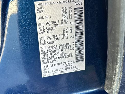 Used 2023 Nissan Frontier PRO-4X w/ Pro-4X Premium Package image 28