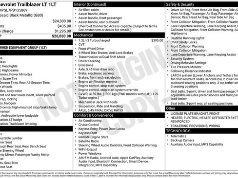 Used 2023 Chevrolet TrailBlazer LT FWD image 13