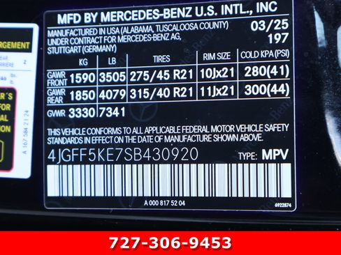 Certified 2025 Mercedes-Benz GLS 450 4MATIC w/ AMG Line Exterior image 34