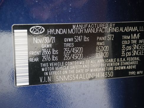 Used 2022 Hyundai Santa Fe Calligraphy FWD image 35