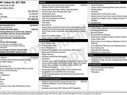 Used 2018 GMC Yukon XL SLT w/ Open Road Package image 8