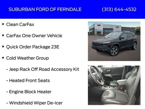 Used 2018 Jeep Cherokee Trailhawk w/ Comfort/Convenience Group image 4