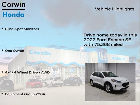 Used 2022 Ford Escape SE AWD/4WD image 6
