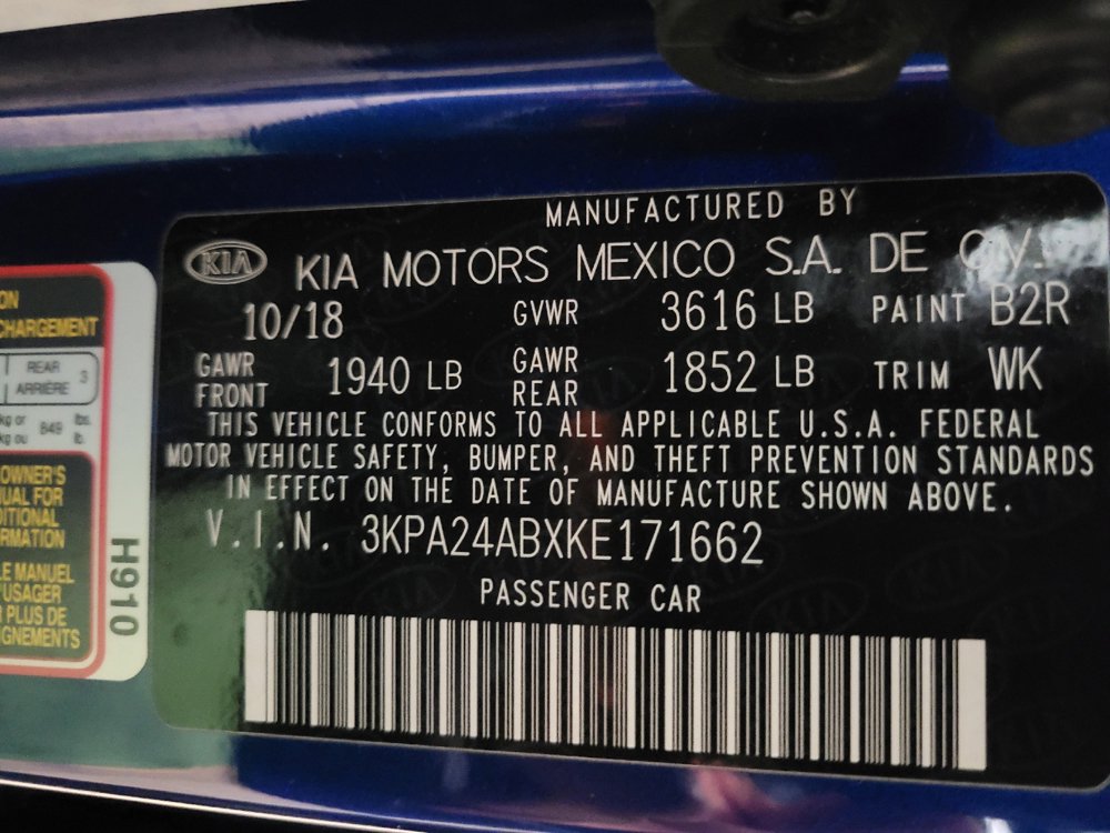 Used 2019 Kia Rio S FWD image 33