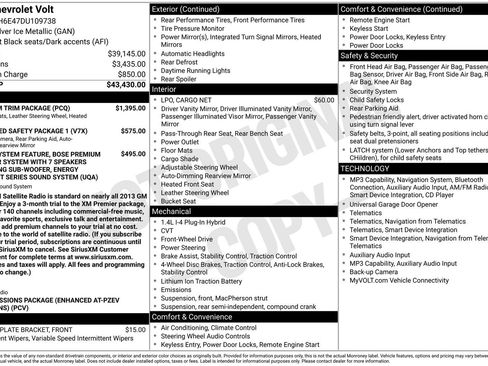 Used 2013 Chevrolet Volt Premium w/ Premium Trim Package FWD image 18