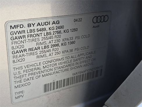 Used 2022 Audi Q5 2.0T Premium Plus image 39