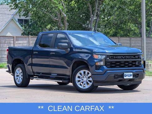 Used 2022 Chevrolet Silverado 1500 Custom w/ LPO, Dark Essentials Package RWD image 1