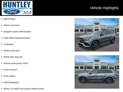 Used 2022 Mercedes-Benz GLS 450 4MATIC w/ AMG Line Exterior image 2