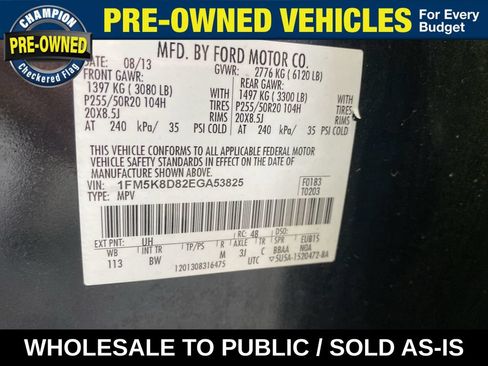 Used 2014 Ford Explorer XLT w/ Equipment Group 202A AWD/4WD image 35
