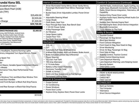 Used 2023 Hyundai Kona SEL w/ Convenience Package image 6