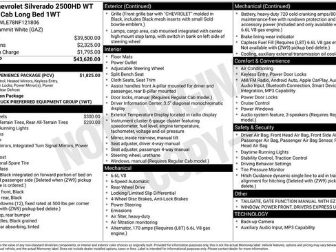 Used 2022 Chevrolet Silverado 2500 W/T w/ WT Convenience Package RWD image 30