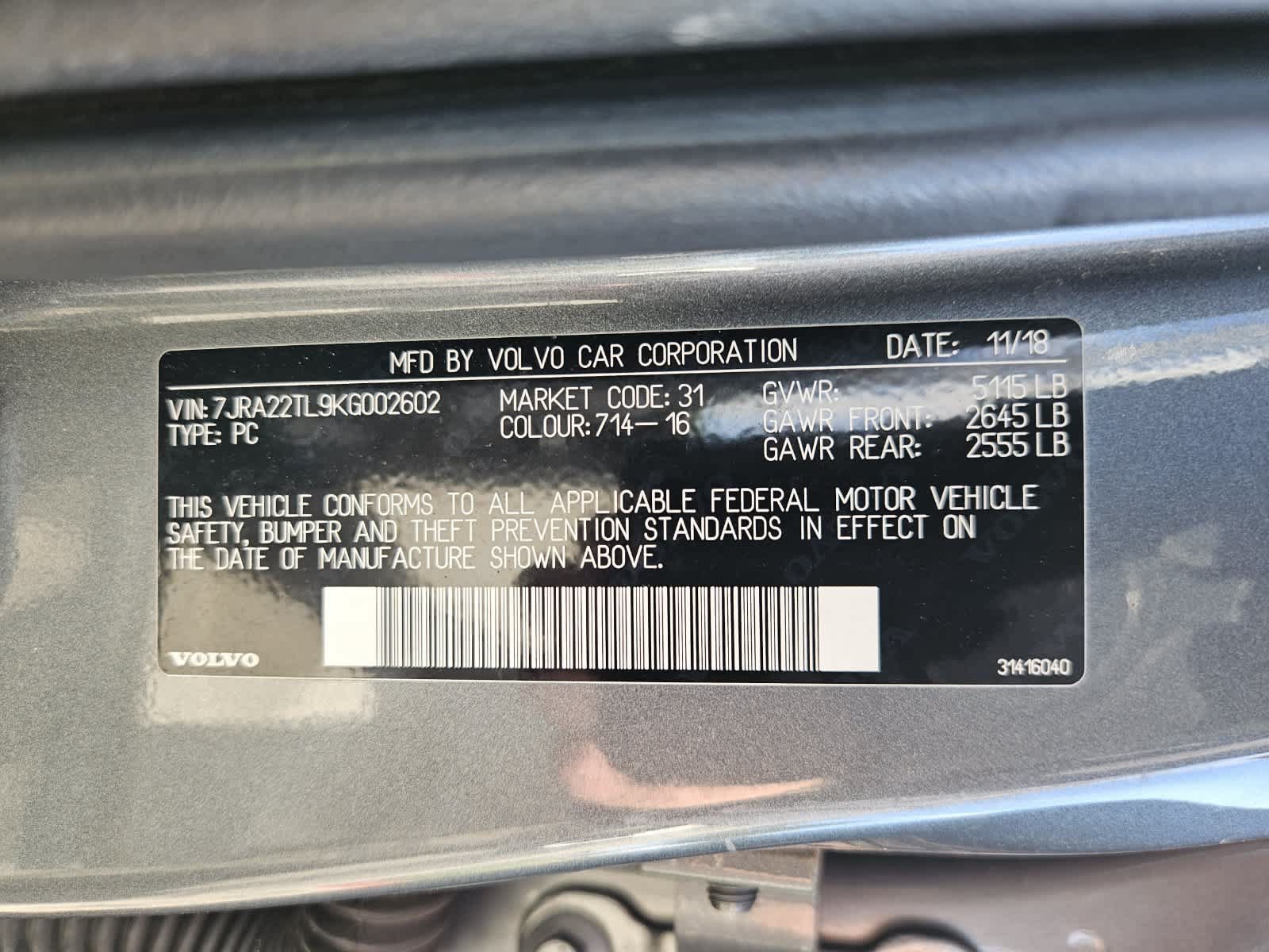 Used 2019 Volvo S60 T6 Inscription AWD/4WD image 31