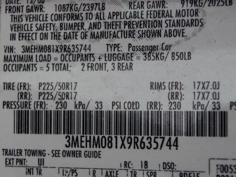 Used 2009 Mercury Milan Premier image 13