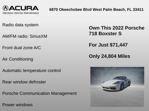 Used 2022 Porsche 718 Boxster S w/ Premium Package image 36