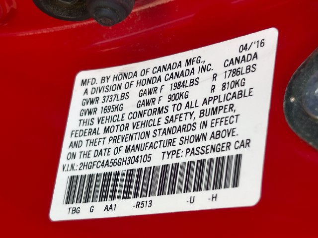 Used 2016 Honda Civic LX image 8