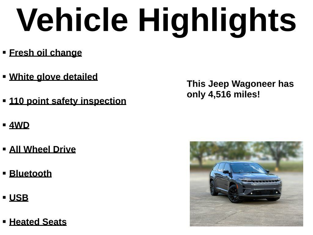 Used 2024 Jeep Wagoneer Launch Edition AWD/4WD image 36