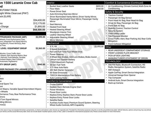 Used 2022 RAM 1500 Laramie w/ Sport Appearance Package AWD/4WD image 7