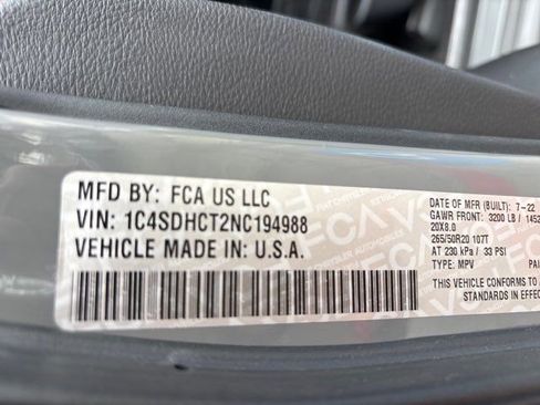 Used 2022 Dodge Durango R/T w/ Blacktop Package RWD image 77