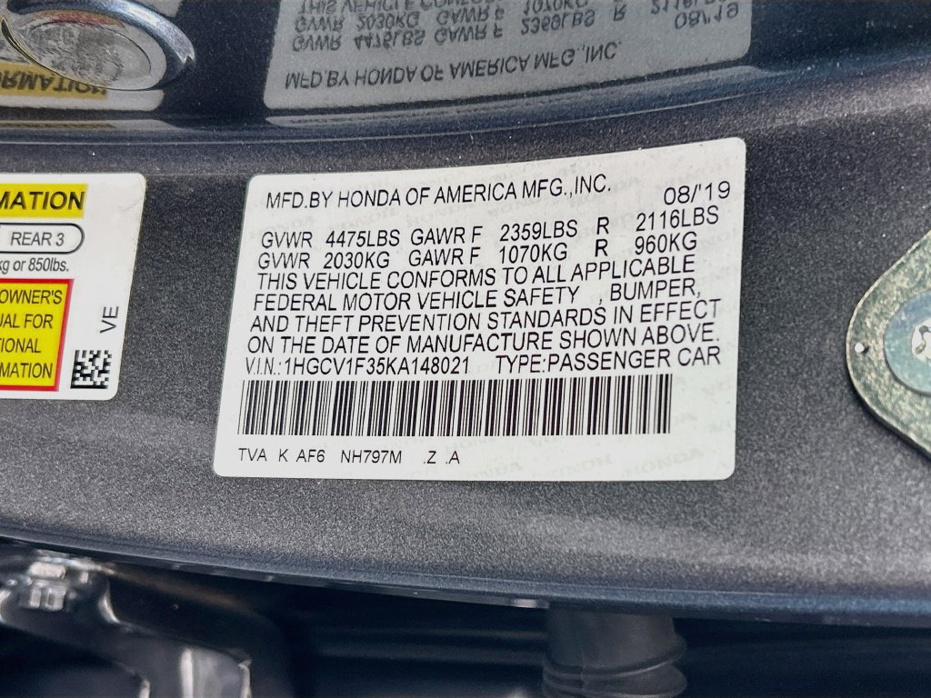 Used 2019 Honda Accord Sport image 30