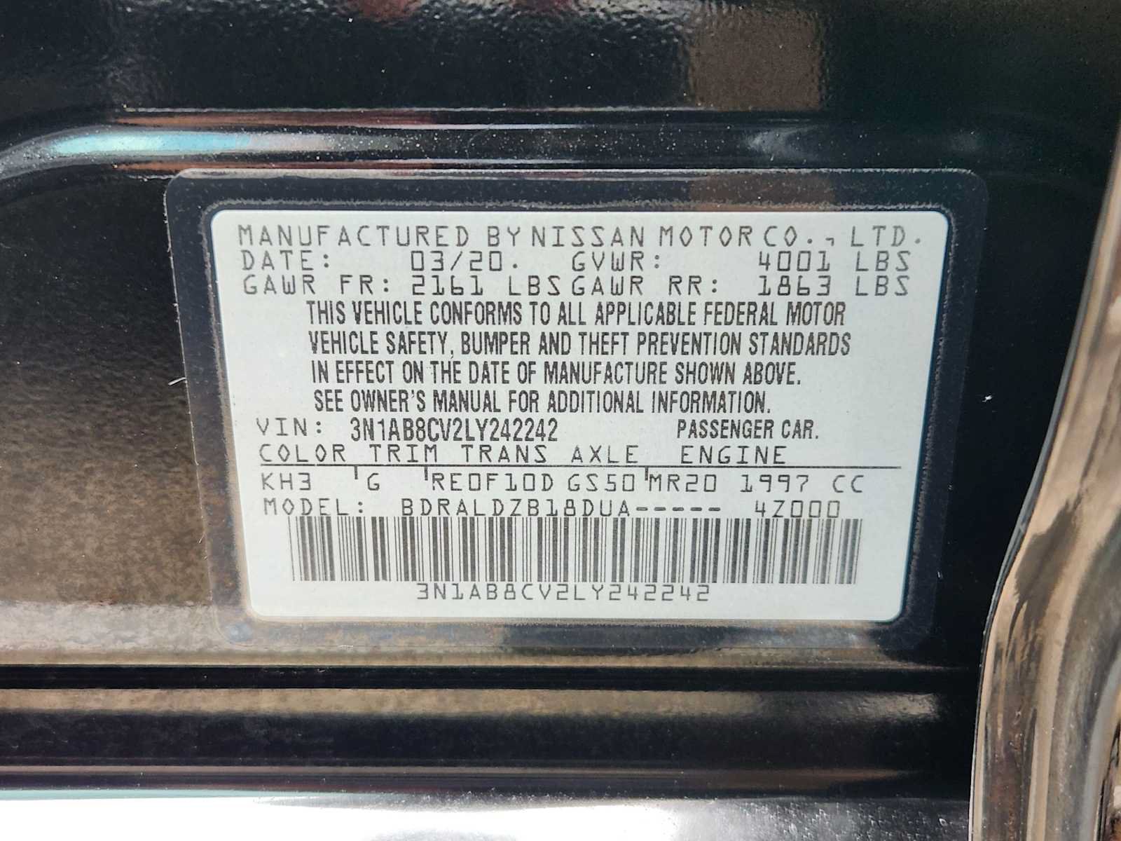 Used 2020 Nissan Sentra SV FWD image 32
