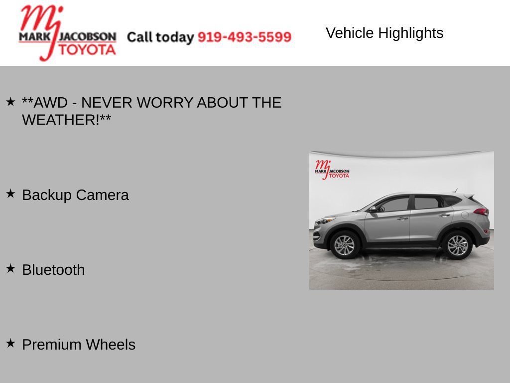Used 2017 Hyundai Tucson SE w/ SE Popular Package 02 AWD/4WD image 5