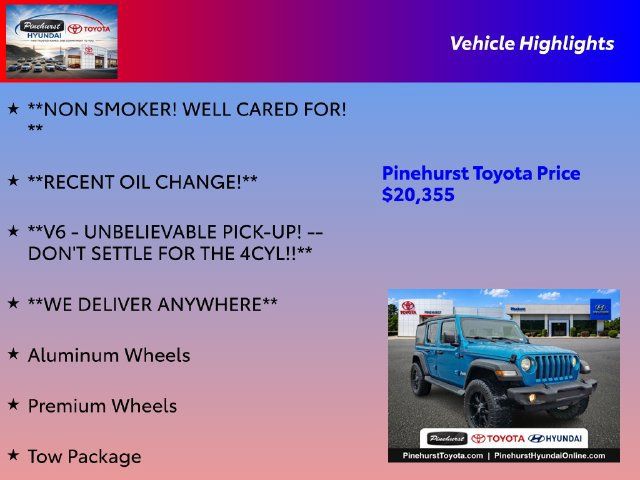 Used 2019 Jeep Wrangler Unlimited Sport S AWD/4WD image 31