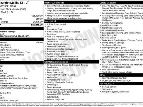 Certified 2025 Chevrolet Malibu LT FWD image 5