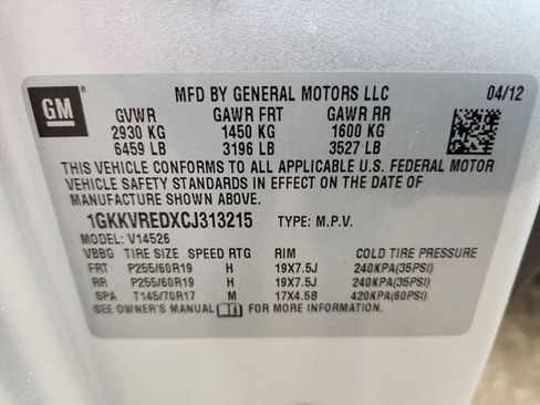 Used 2012 GMC Acadia SLT image 33