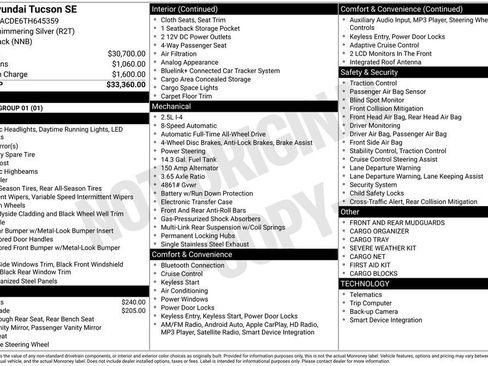 New 2026 Hyundai Tucson SE image 38