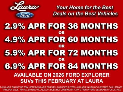 New 2026 Ford Explorer Tremor w/ Tremor Ultimate Package