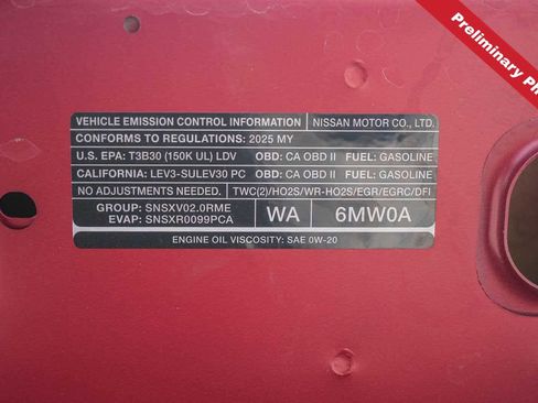 Used 2025 Nissan Sentra SV w/ Trunk Package FWD image 21