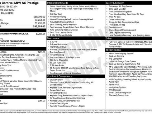 Used 2025 Kia Carnival SX Prestige FWD image 32