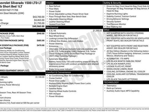 Used 2022 Chevrolet Silverado 1500 LT w/ Safety Package RWD image 3